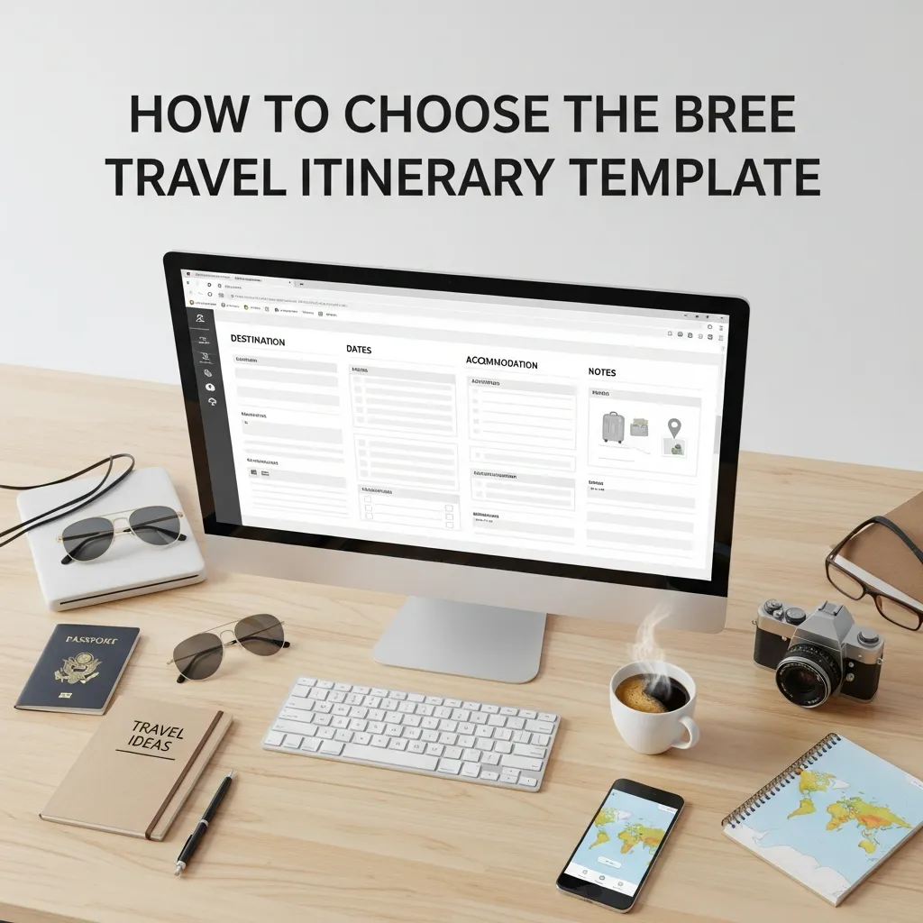 Free Travel Itinerary Template