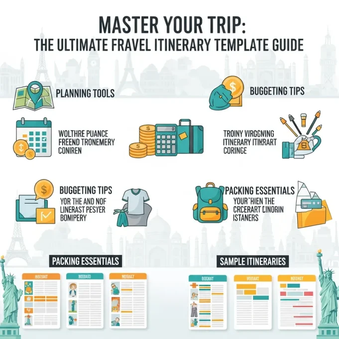 Free Travel Itinerary Template
