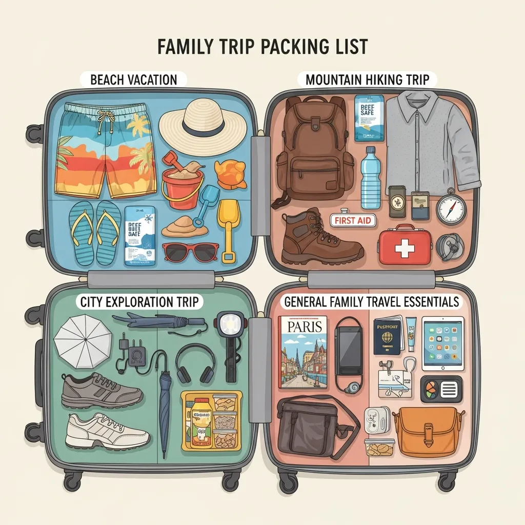 Family Trip Packing List
