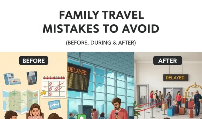 Family Travel Mistakes to Avoid (Before, During & After) Family Travel Mistakes to Avoid