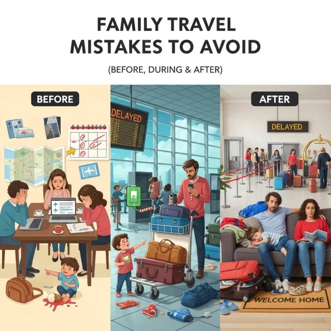 Family Travel Mistakes to Avoid (Before, During & After) (2) Family Travel Mistakes to Avoid