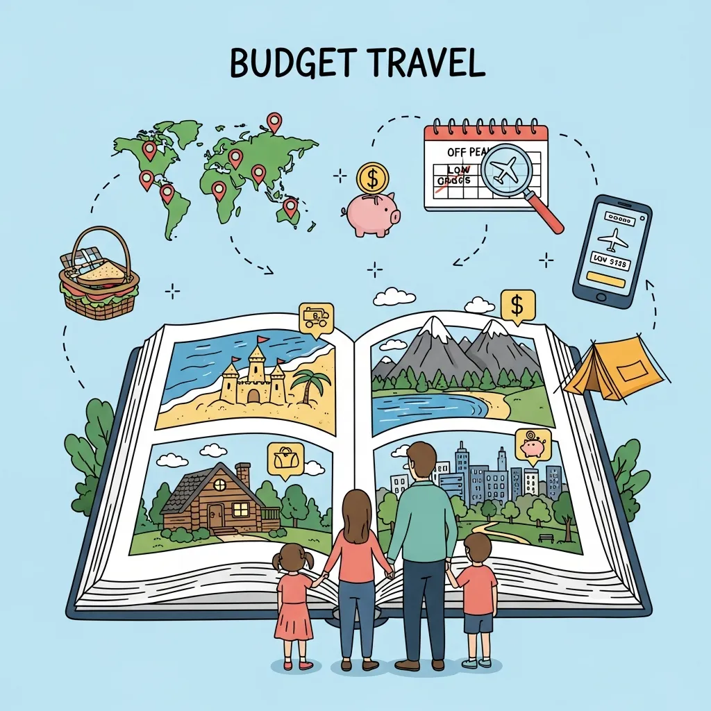 How do you plan affordable family vacations on a budget