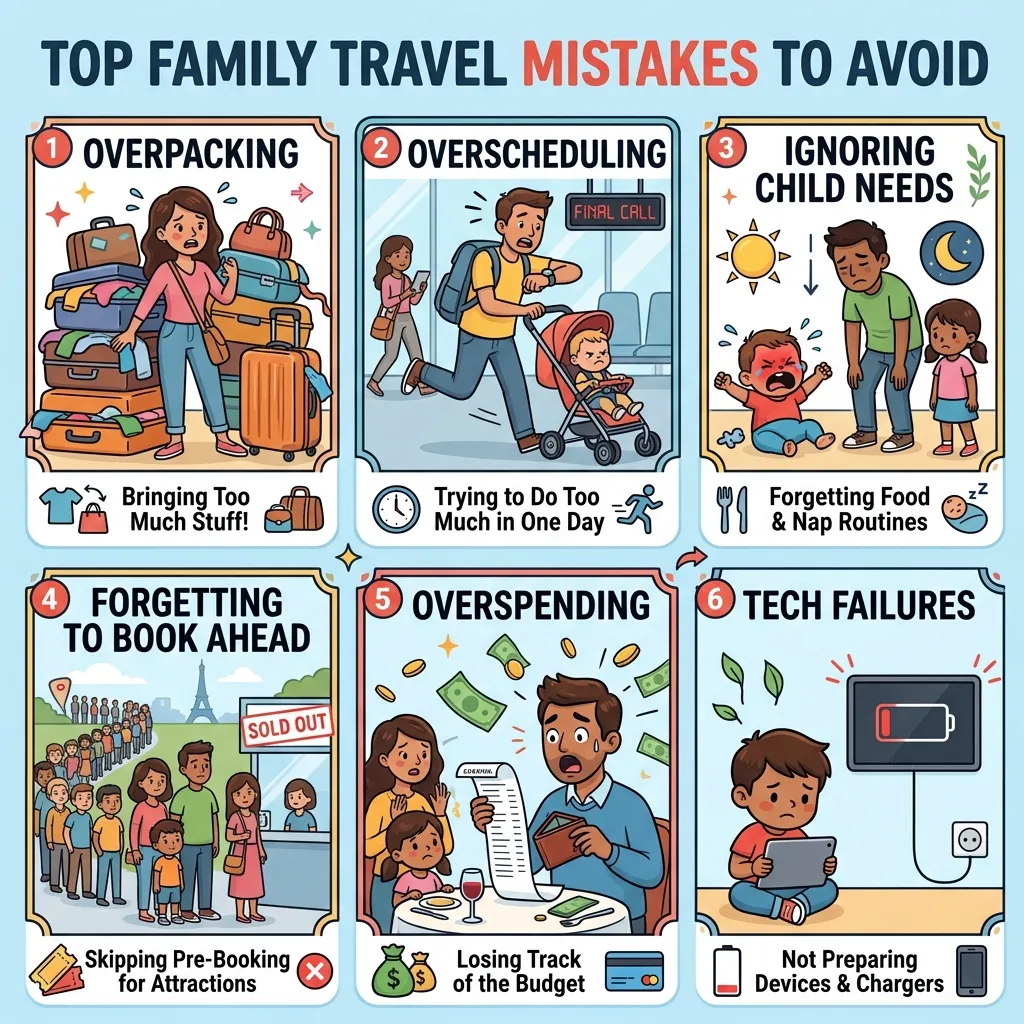 common family travel mistakes to avoid