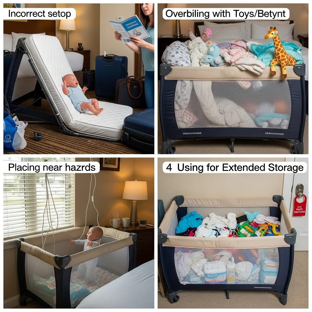 Common Mistakes Parents Make With a Travel Crib