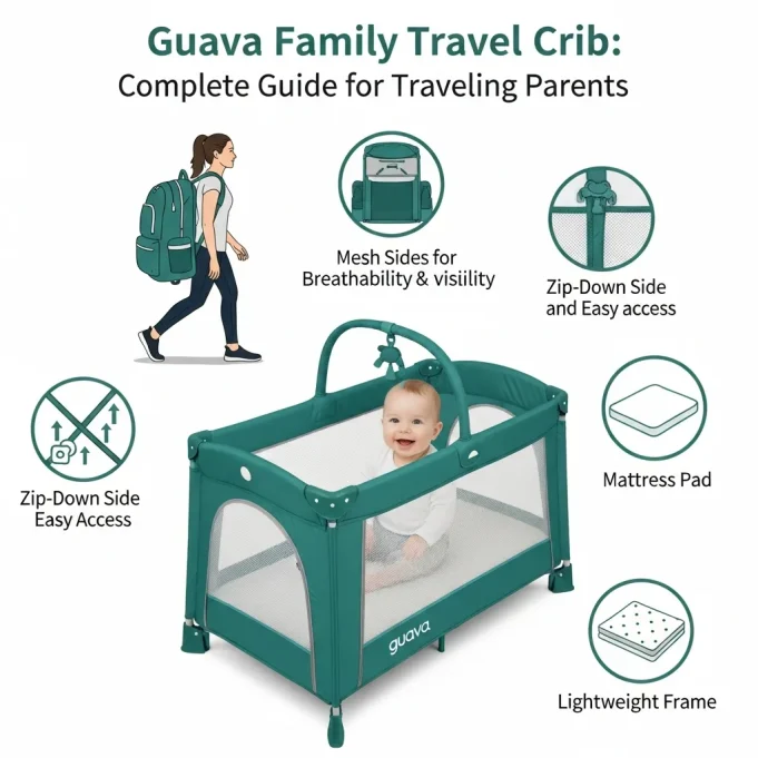 Guava Family Travel Crib