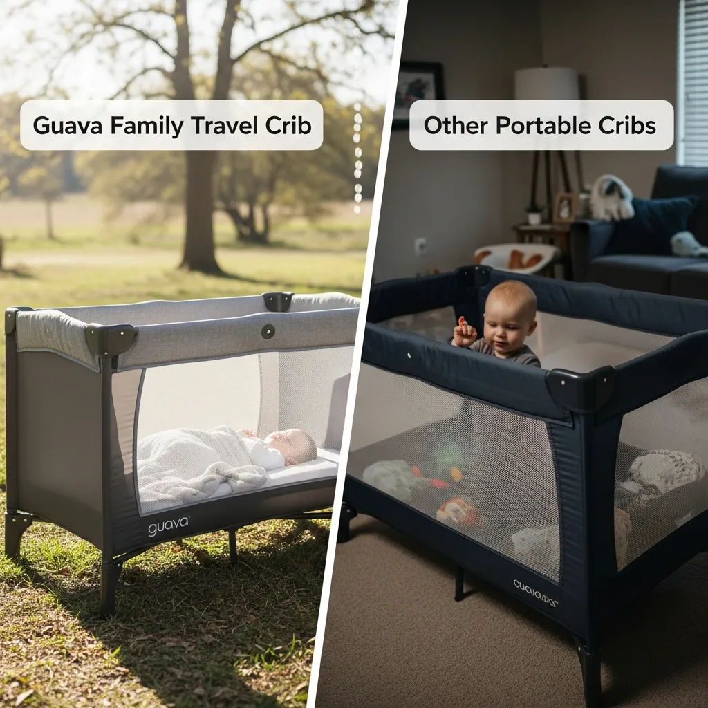 Guava Family Travel Crib vs. Other Portable Cribs